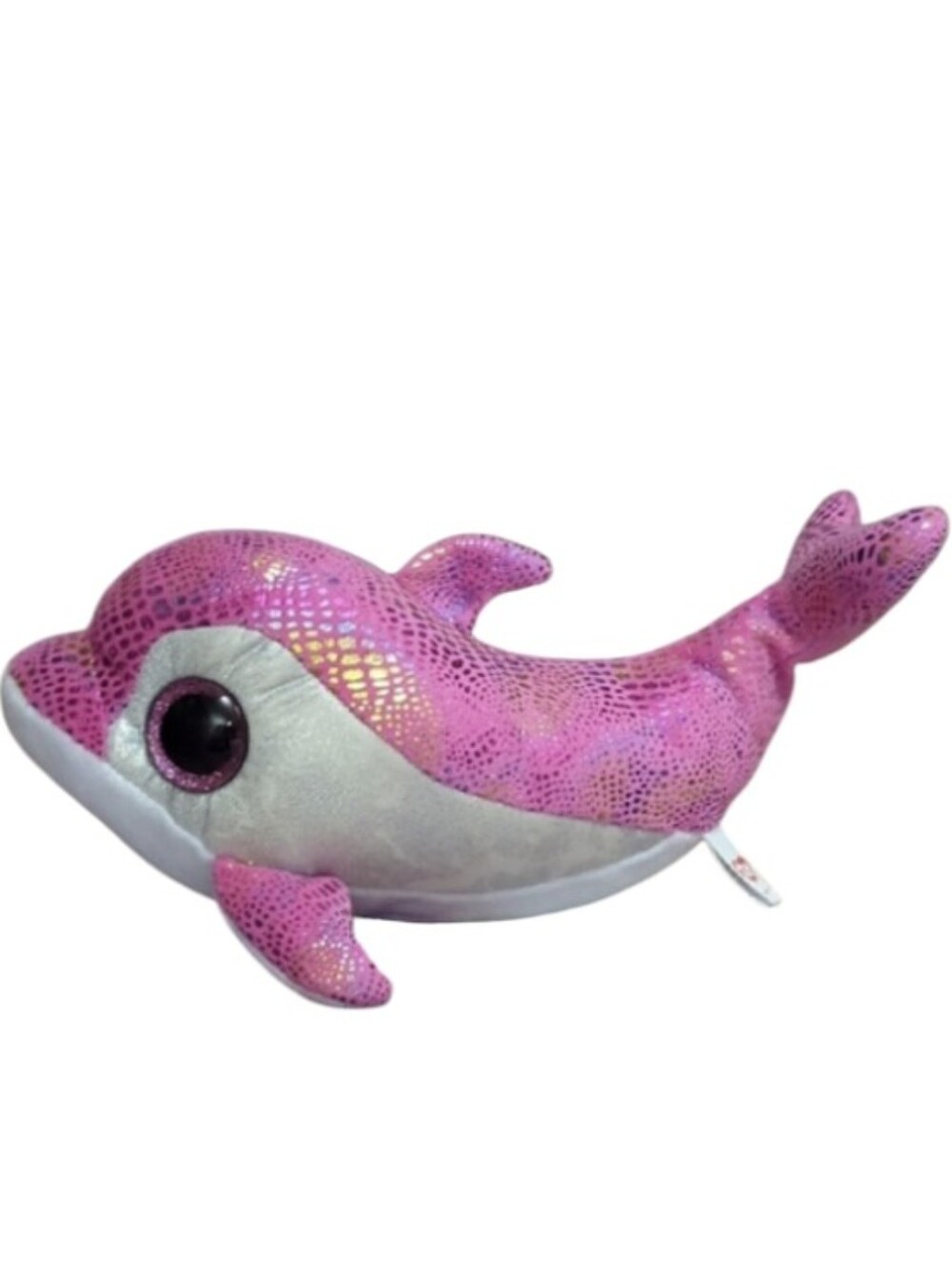 Ty Beanie Boos Sparkies the Pink Dolphin 2014 RARE & RETIRED Plush Stuffed Pink